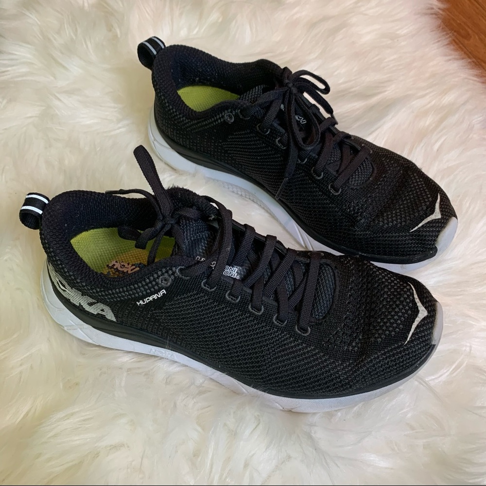 Black HOKA Running Shoes